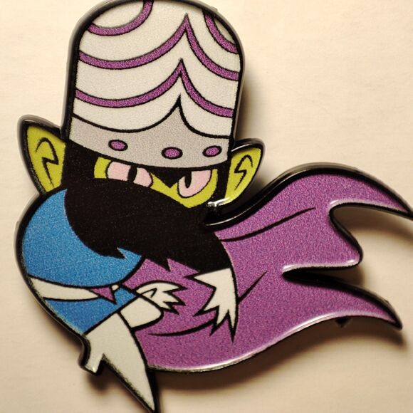 The Powerpuff Girls Mojo Jojo Enamel Pin Official Cartoon Lapel Badge Figure - Picture 1 of 3